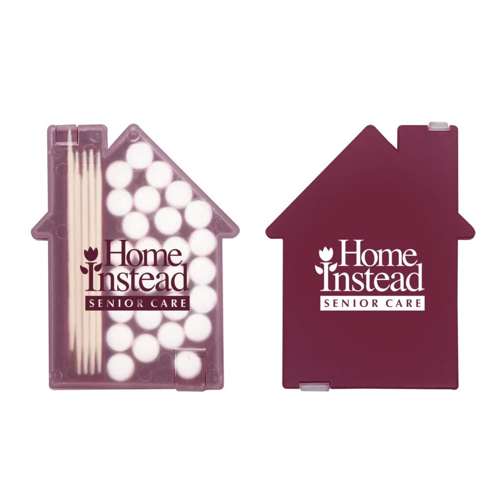 Frost White/Solid Burgundy Red