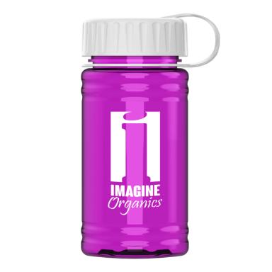 Transparent Fuschia/White