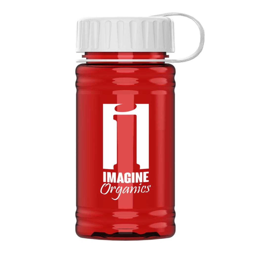 Transparent Red/White