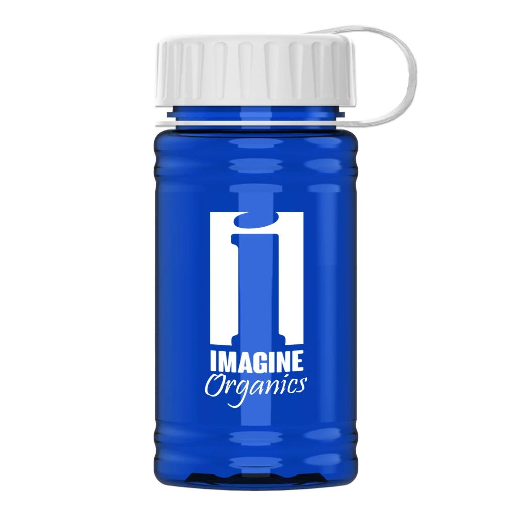 Transparent Blue/White