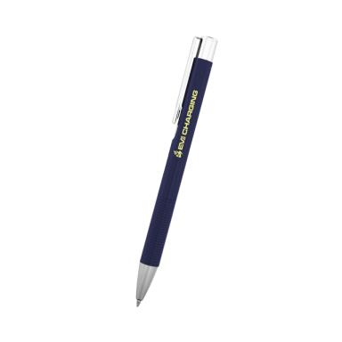 Navy blue with silver