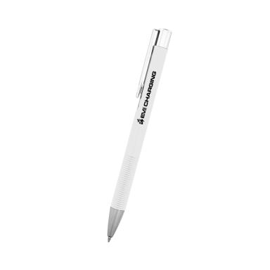 White with silver