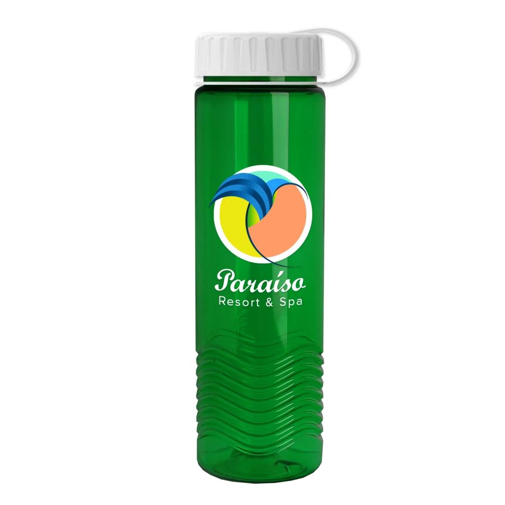 Transparent Green-White