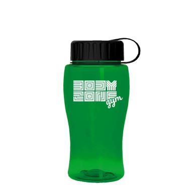 Transparent Green with Black lid