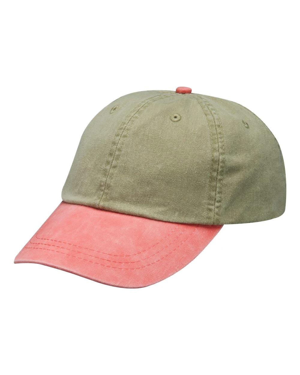 Khaki/ Coral