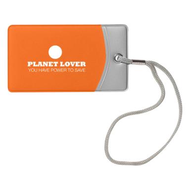 Silver with orange