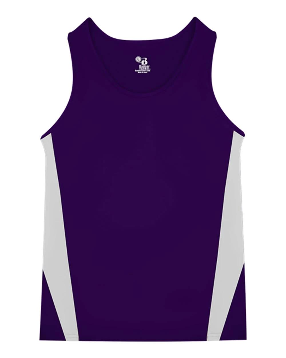 Purple/ White