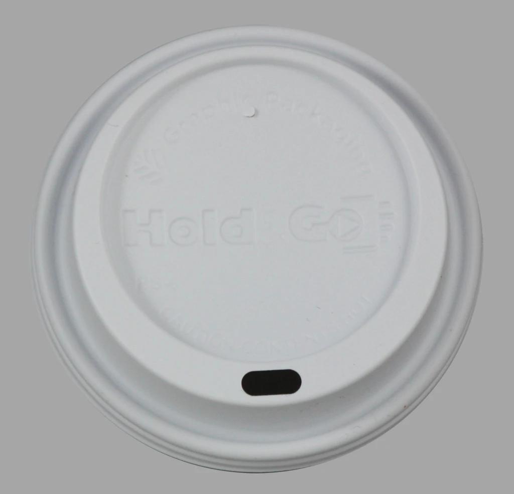 White  Coffee Lid View