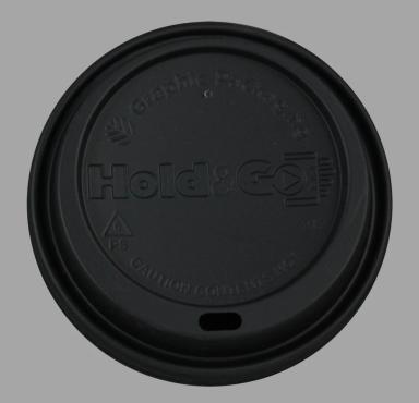 Black  Coffee Lid View