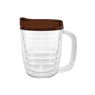 Clear with translucent brown