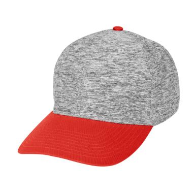 Gray with red
