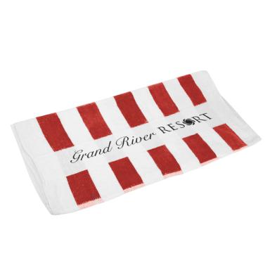 White with red