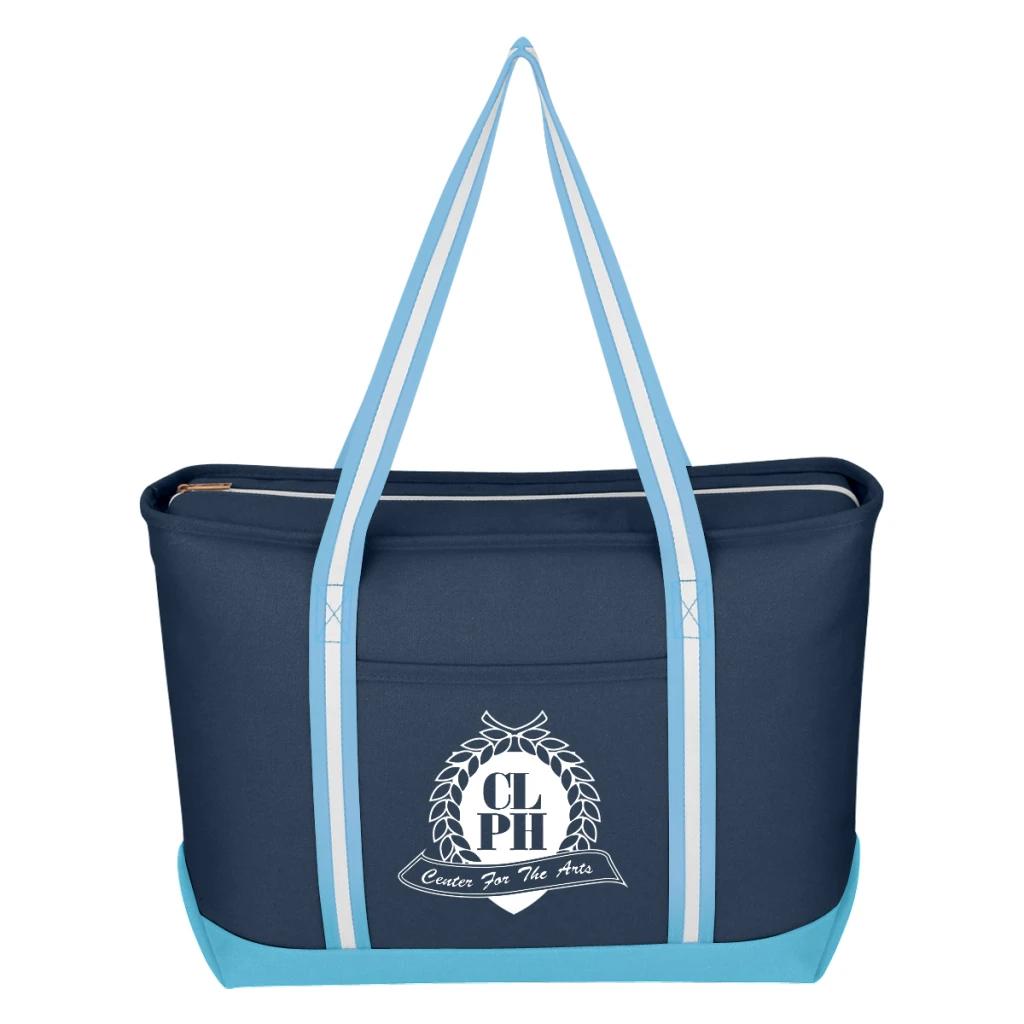 Navy with light blue