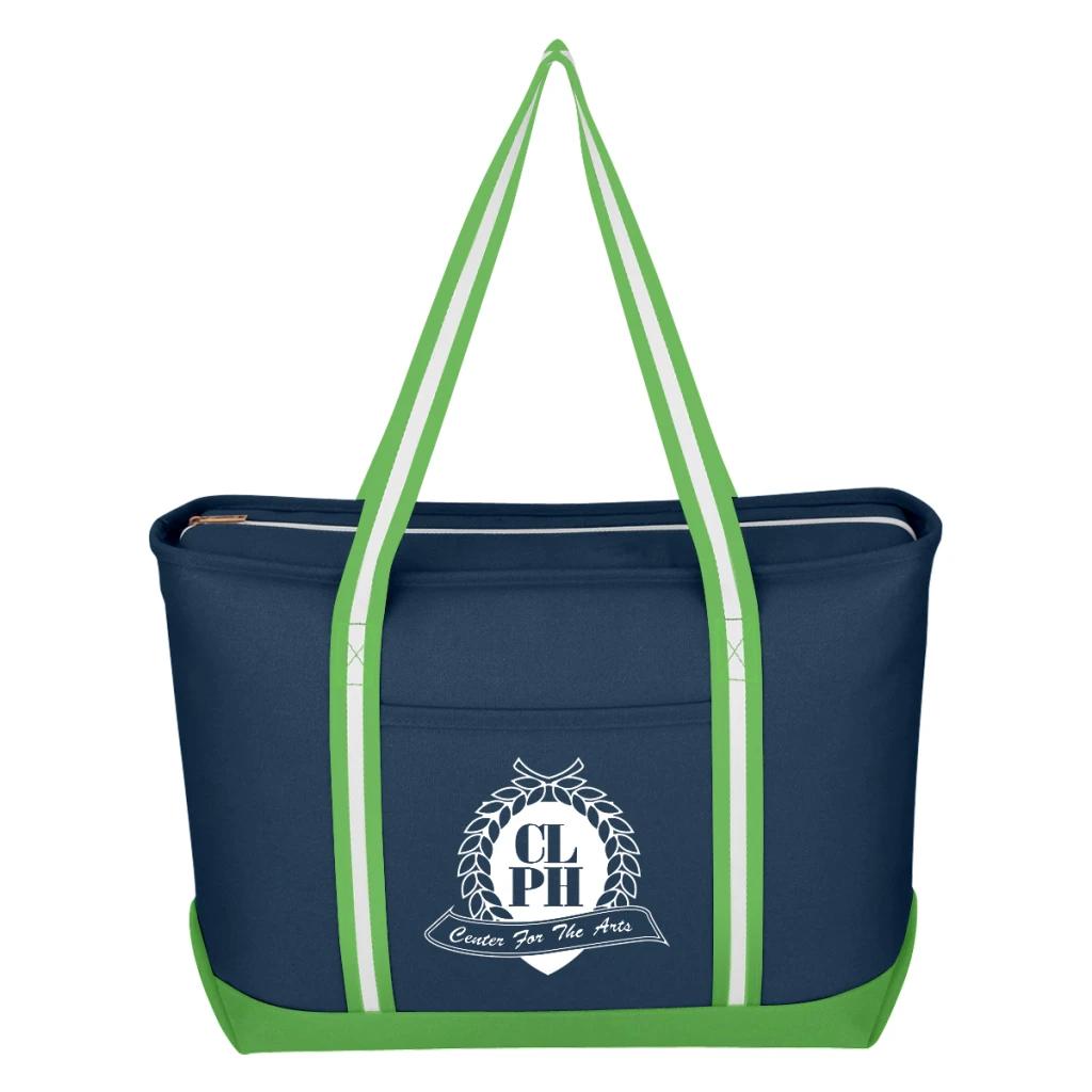 Navy with lime