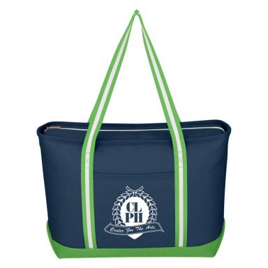 Navy with lime