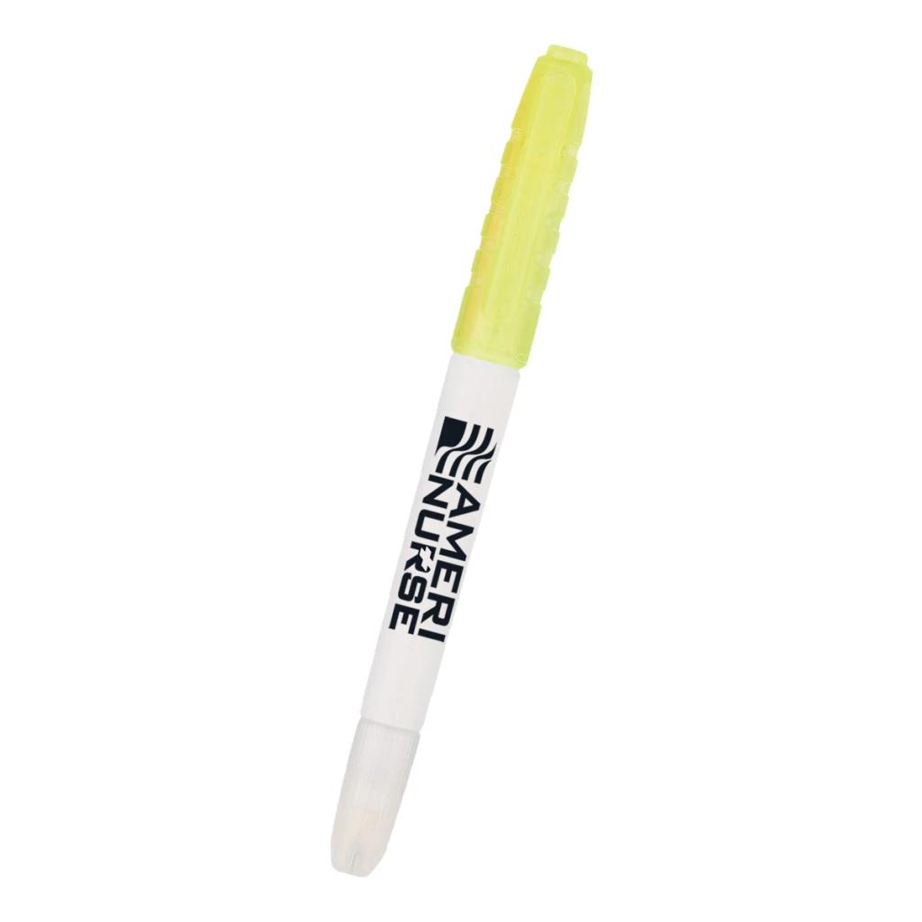 White with yellow