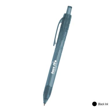 Trans blue with black