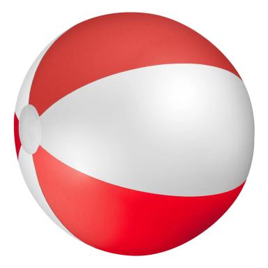 White with red