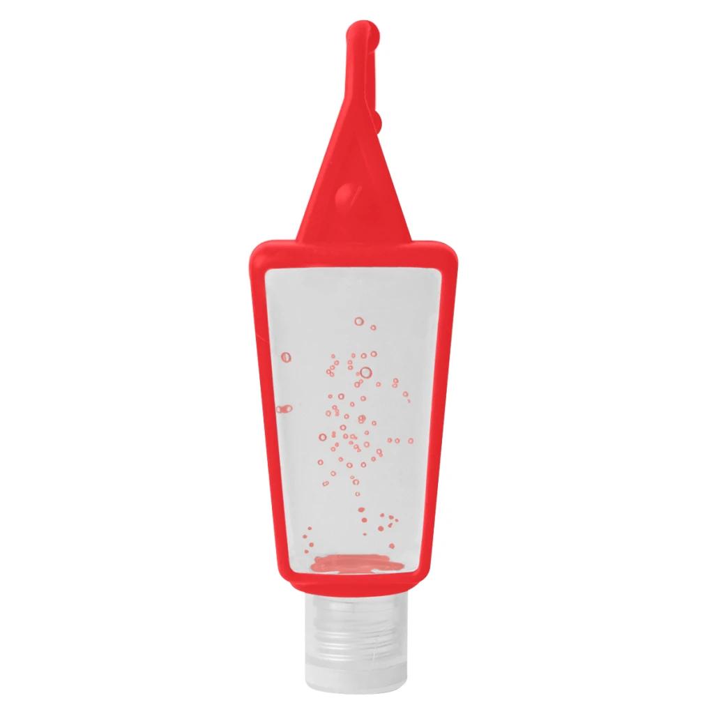 Clear with red