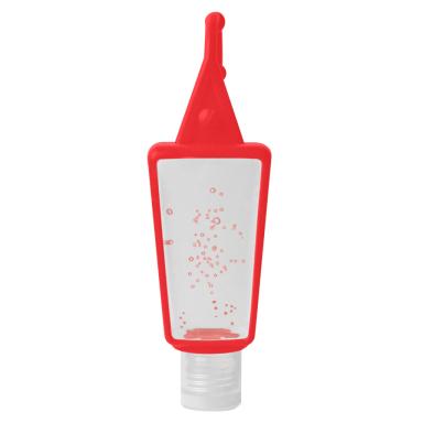Clear with red