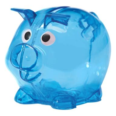 Translucent blue