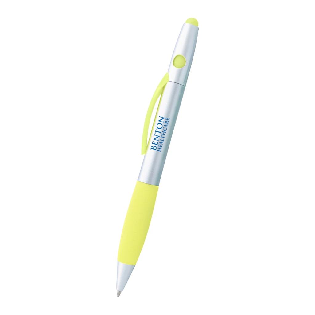 Silver with yellow