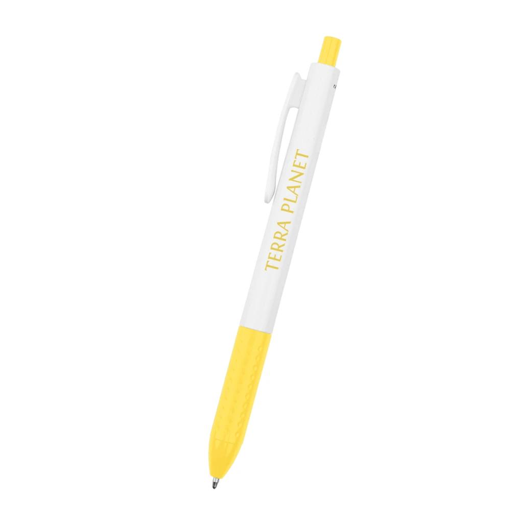 White with yellow