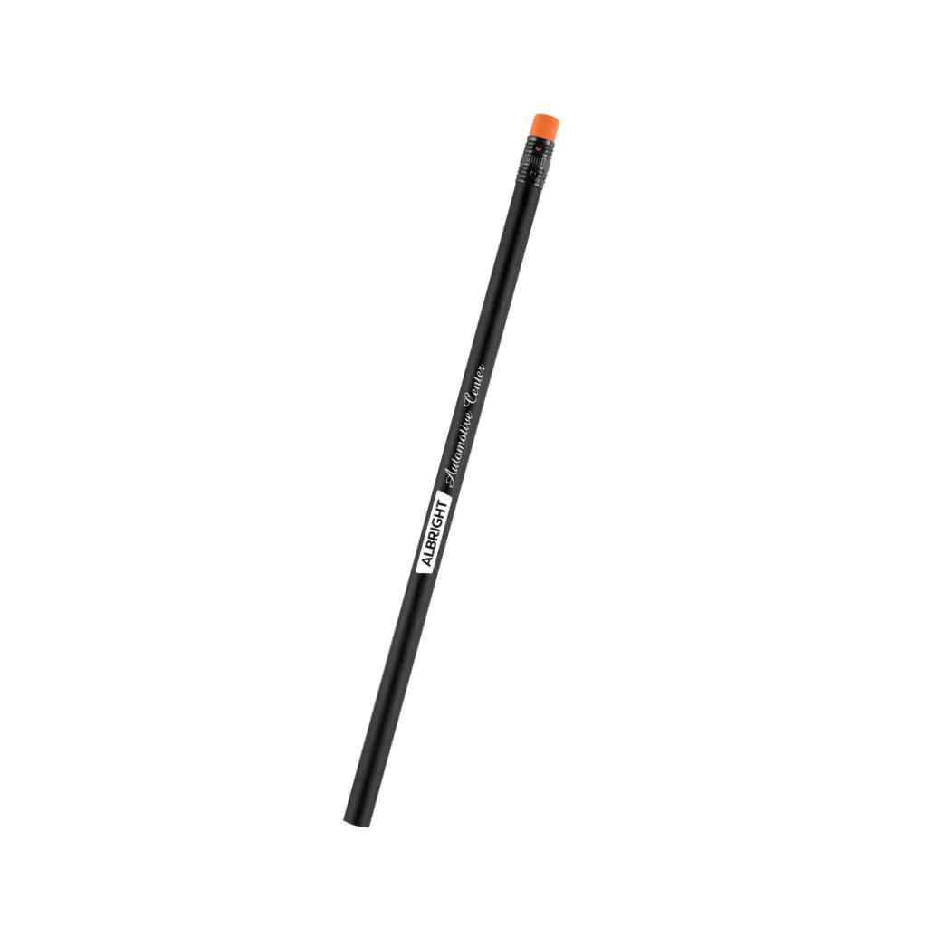 Black with orange