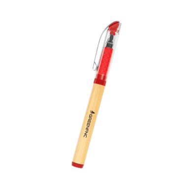 Red/bamboo