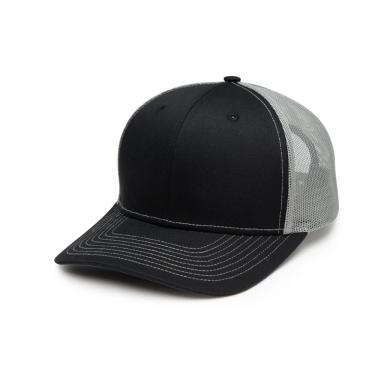 Black with gray