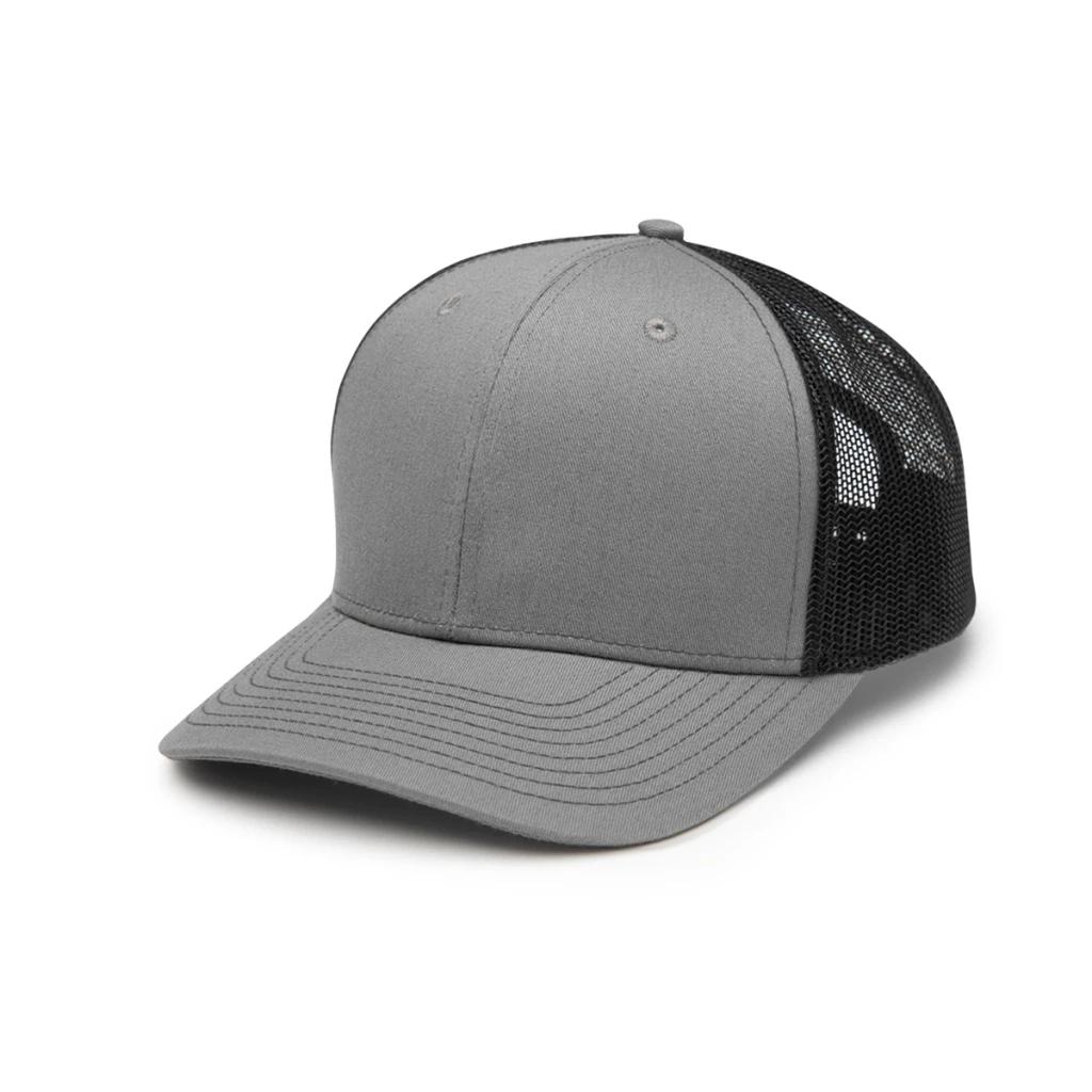 Gray with black