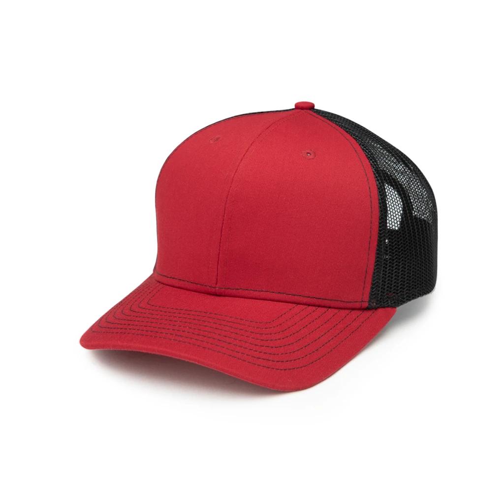 Red with black