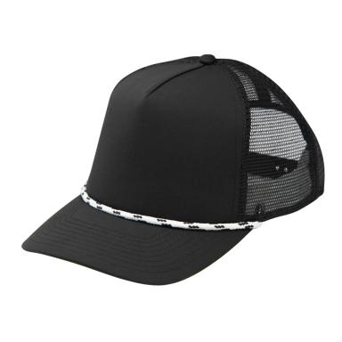 Black with white