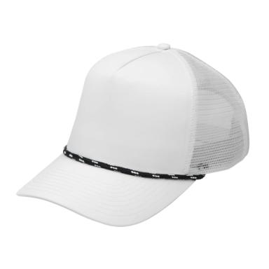 White with black