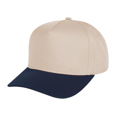 Natural with navy