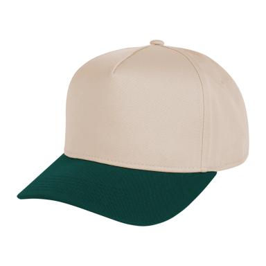 Natural with forest green
