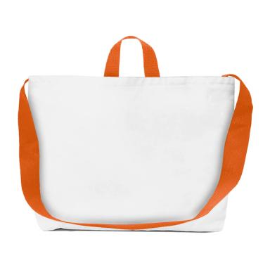 White with orange