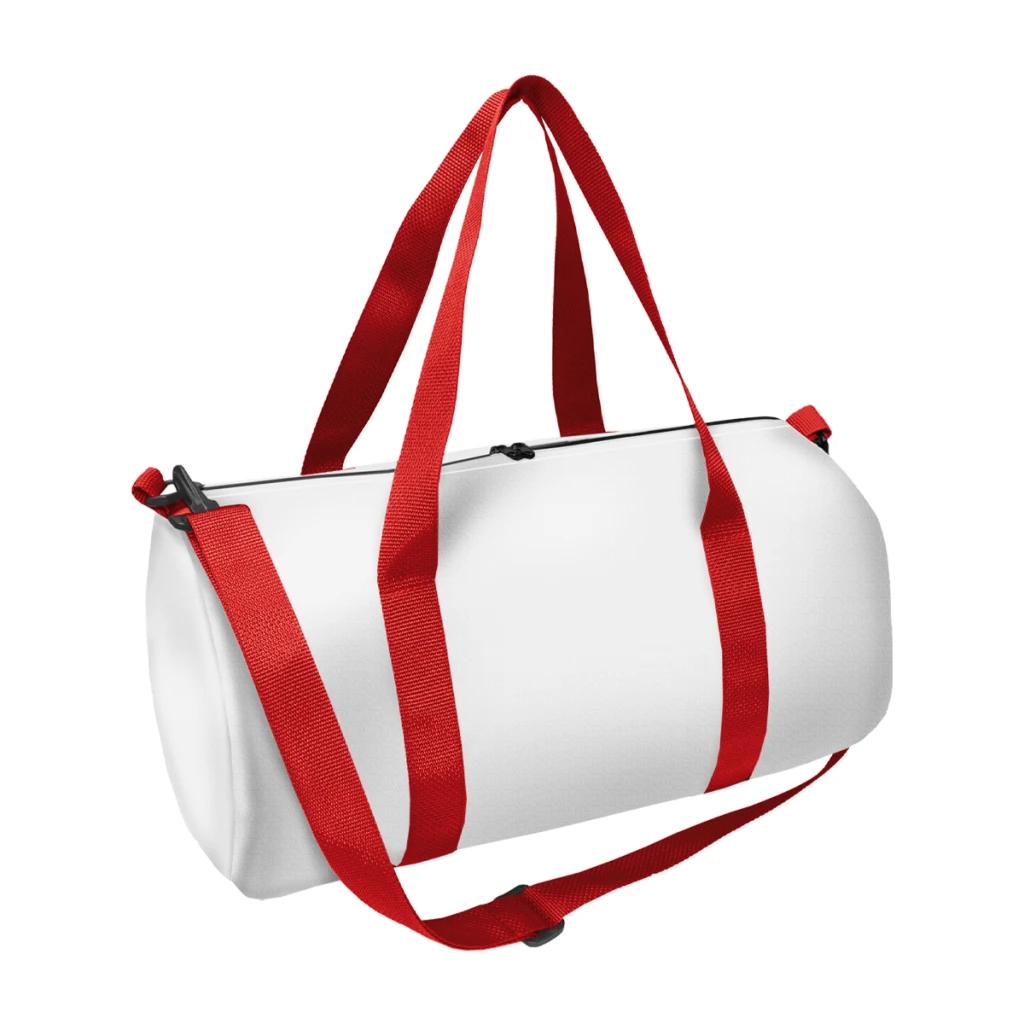 White with black red