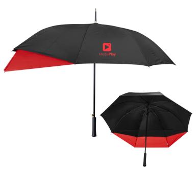 Black with red