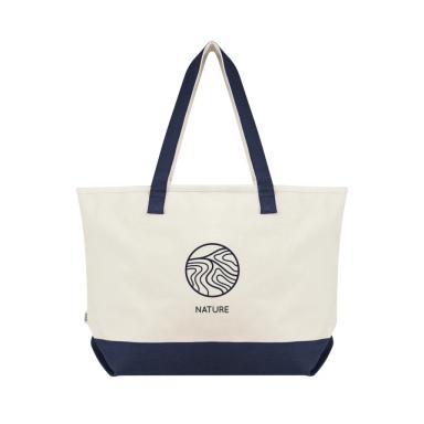 Natural with navy