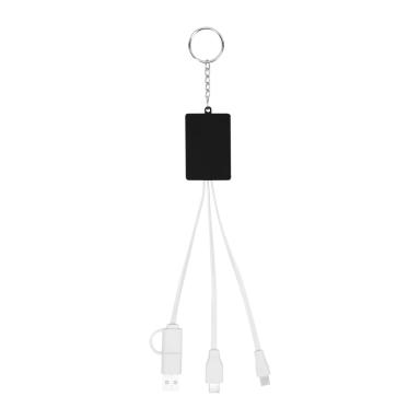 Black with white