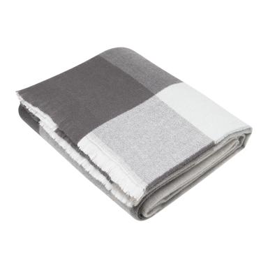 Gray with white