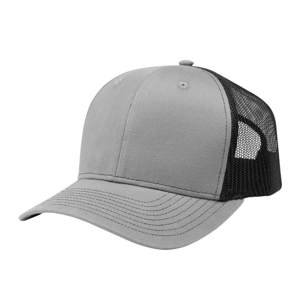 Gray with black