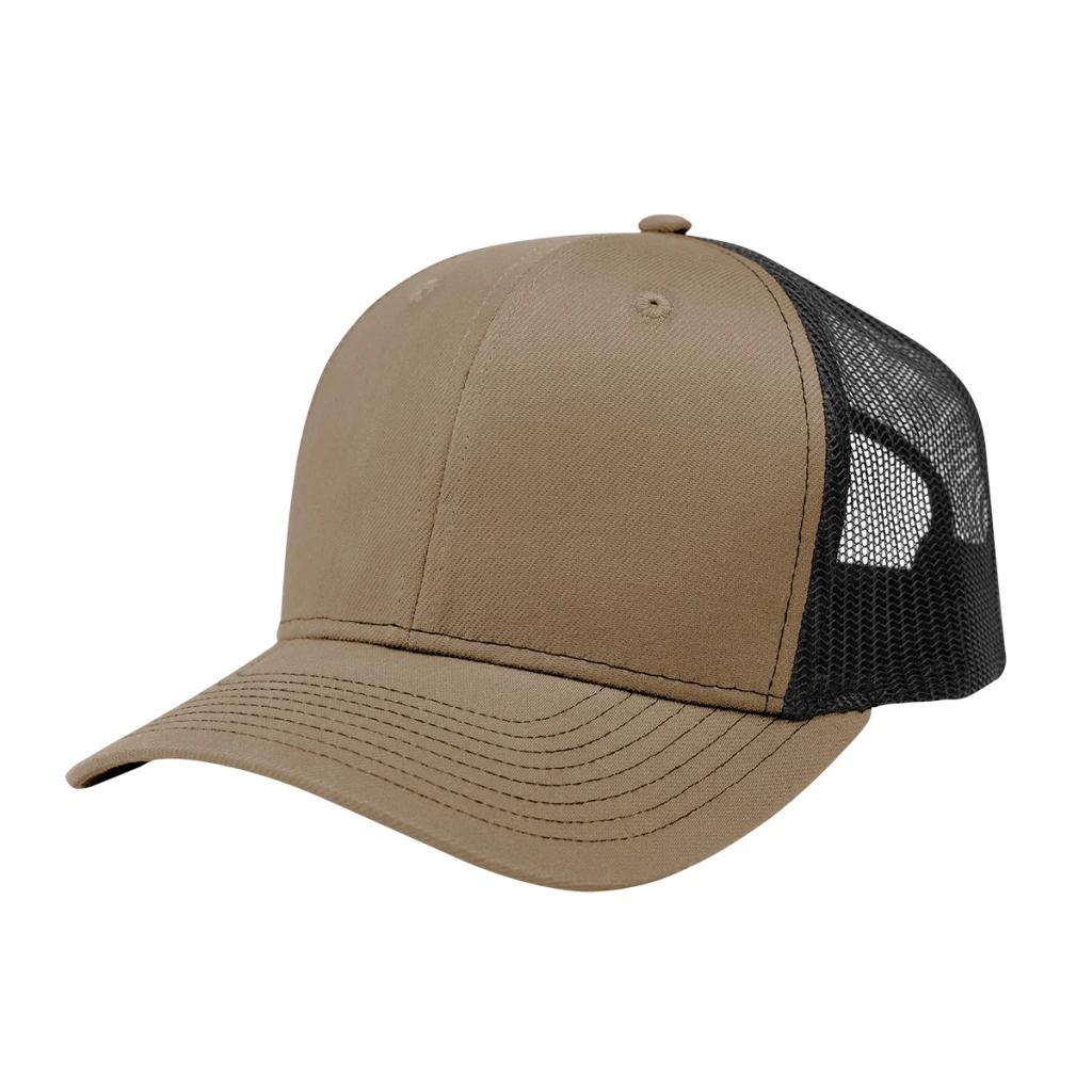 Brown with black