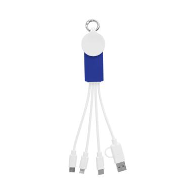 White with royal blue