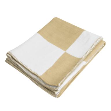 Tan with white