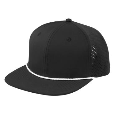 Black with white