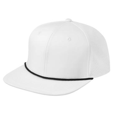 White with black