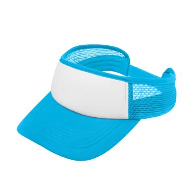 White with blue