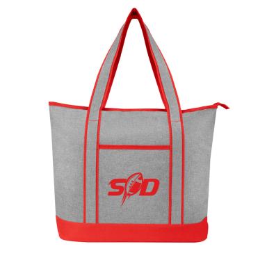 Gray with red
